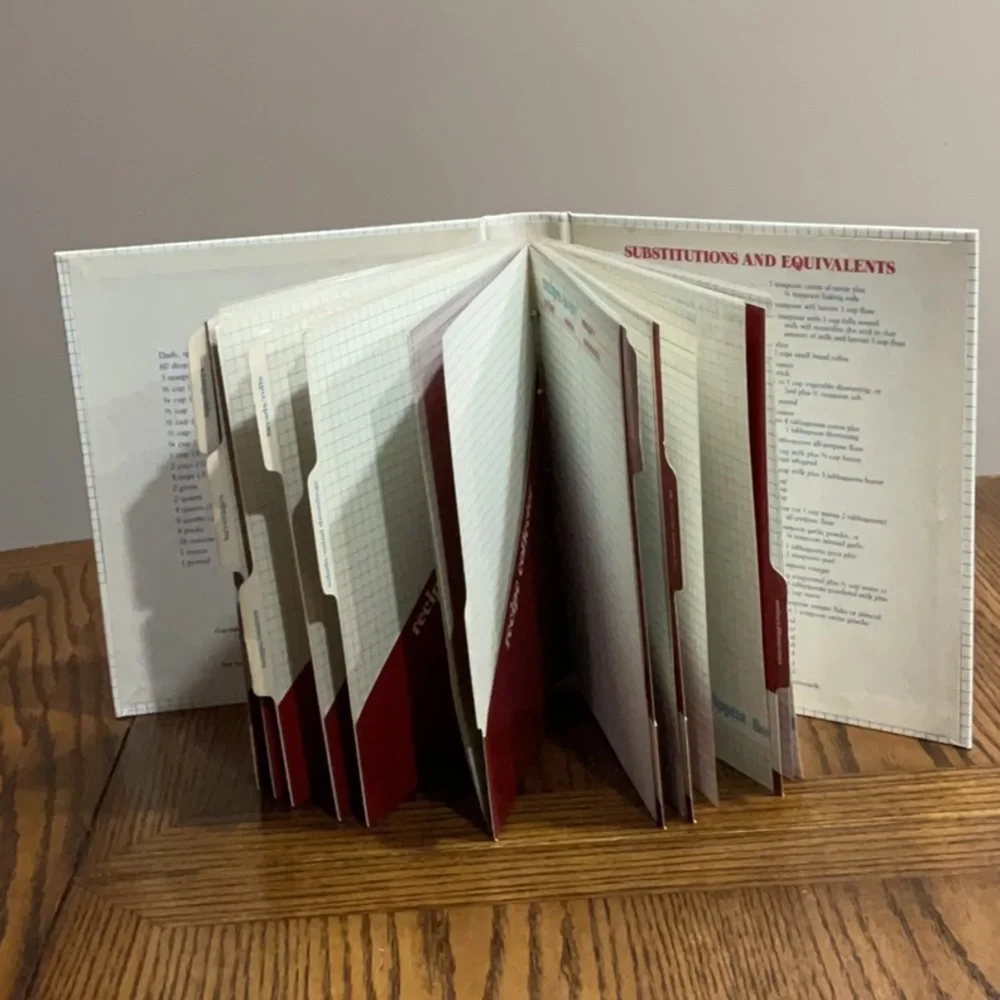 Vintage Bon Appétit Recipe Organizer